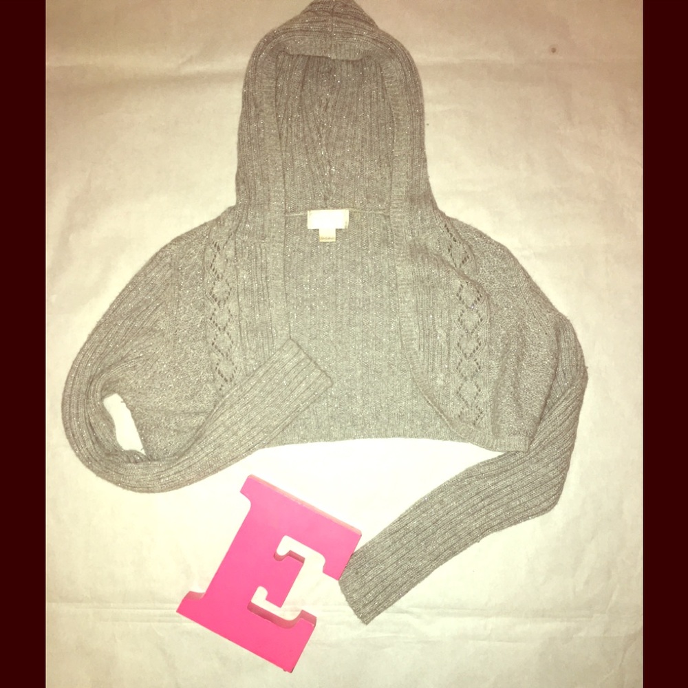 AMERICAN EAGLE hooded half sweater